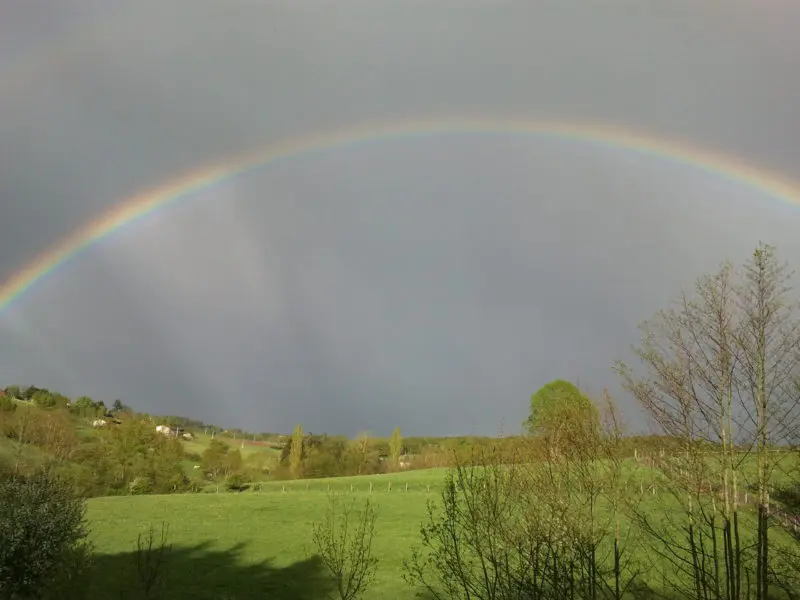 Se connecter à l'arc en ciel pour recevoir toute son énergie.